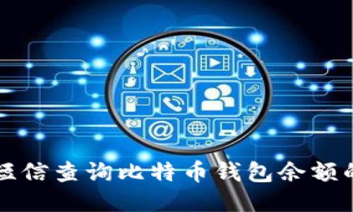 如何通过短信查询比特币钱包余额的最佳方法